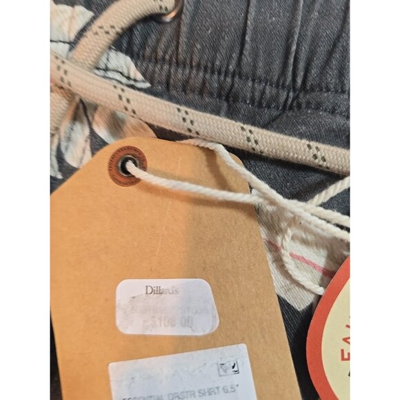 Mens Faherty tropical print drawstring shorts pockets 6.5 inseam Size XL New - Picture 7 of 16